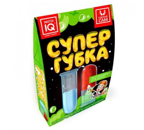 Набор для опытов. Супергубка. Упаковка домик