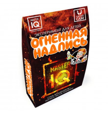 Master IQ². Набор для опытов. Огненная надпись. Упаковка домик