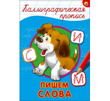 Каллиграфическая пропись А4. Пишем слоги и слова