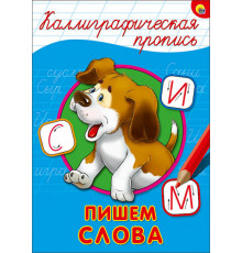 Каллиграфическая пропись А4. Пишем слоги и слова