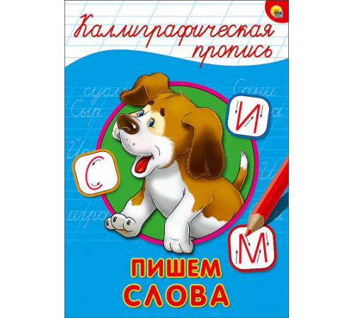 Каллиграфическая пропись А4. Пишем слоги и слова Каллиграфическая пропись А4. Пишем слоги и слова