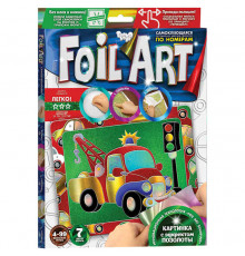 Набор креативного творчества «Аппликация цветной фольгой», серия «FOIL ART» FAR-01-04 Машинки
