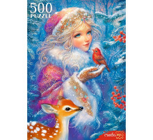 Пр.п.ПАЗЛЫ 500 элементов. СНЕЖНАЯ ПРИНЦЕССА (арт.П500-7628)