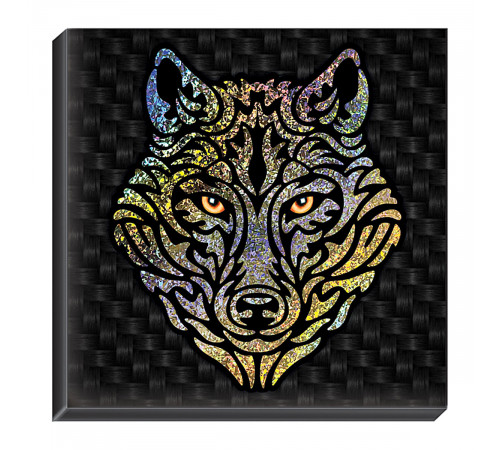 Набор для изготовления картины Сильвер-арт. Волк АС 40-382