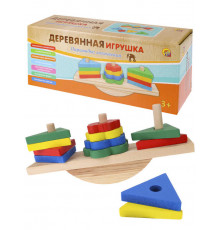Деревянная игрушка. Пирамидка 