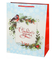 Dream cards Пакет подароч. с мат.лам. и глит.  31x40x12 см (XL) Праздник,190г ППК-2363