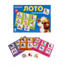 ЛОТО ПЛАСТИКОВОЕ 36 фишек. АЗБУКА (Арт. ИН-8080)