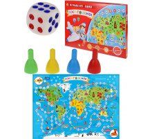 Лучшие игры ходилки. ВОКРУГ ЗЕМЛИ (Арт. ИН-9110)