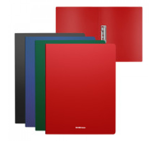 Папка с боков.зажимом пластик А4 Classic ассорти.50133