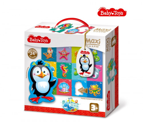 Пазлы MAXI -Водный мир- 24 эл Baby Toys (поле 61х47см) арт.02511 Пазлы MAXI -Водный мир- 24 эл Baby Toys (поле 61х47см) арт.02511