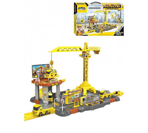 Пр.п.Парковка. Стройка (52х6,5х33,6 см, 55 деталей, в коробке) (арт.Y26549117)