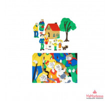 Семья с игровым полем LIP1070