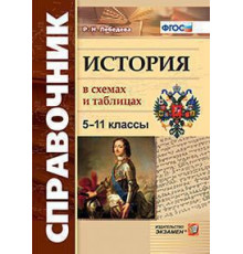 Справочник. История в схемах и таблицах 5-11 классы. ФГОС