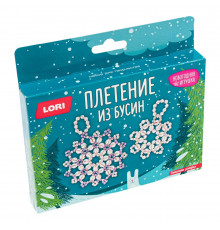 Л.Пз/Бус-032 Новогодняя игрушка. Плетение из бусин 