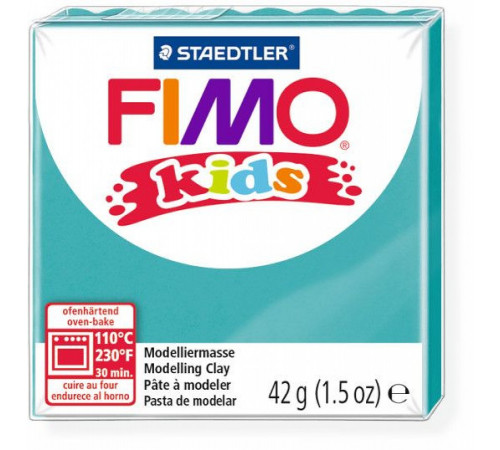 STAEDTLER FIMO kids полимерная глина для детей, цвет: бирюзовый
