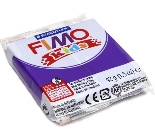 STAEDTLER FIMO kids полимерная глина для детей, цвет: лиловый