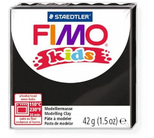 STAEDTLER FIMO kids полимерная глина для детей, цвет: черный STAEDTLER FIMO kids полимерная глина для детей, цвет: черный