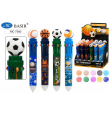 Авторучка 10-ти цветная: детская; 