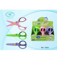 Ножницы: детские, с пластиковыми ручками