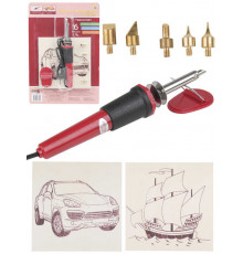 НАБОР ДЛЯ ВЫЖИГАНИЯ ПО ДЕРЕВУ 2 плашки 15х15 см (в блистере). ТРАНСПОРТ (Арт. НР-6695)