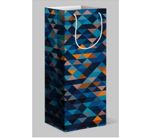 Пакет под бутылку (В) орнамент из треугольников 15.11.01089