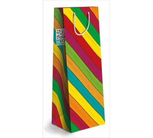 Пакет под бутылку (В) полоски 15.11.01093