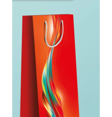 Пакет под бутылку (В) красный 15.11.01094