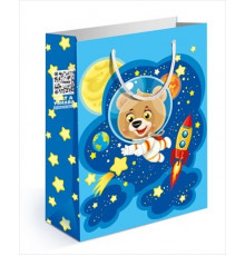 Пакет подарочный (M) космос 15.11.01215