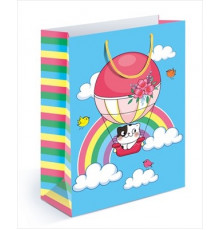 Пакет подарочный (ML) котенок на воздушном шаре 15.11.01332