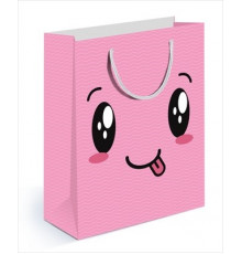 Пакет подарочный (M) рожица 15.11.01853