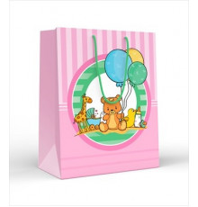 Пакет подарочный (L) Детский с мишкой 15.25.02228