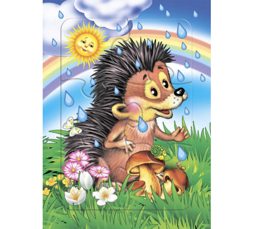 Игра наст. пазл.мал Ёжик 0+