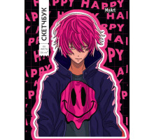MyArt. АНИМЕ СКЕТЧБУК 120х180. Happy