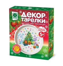 Декор тарелки Наряжаем Елку