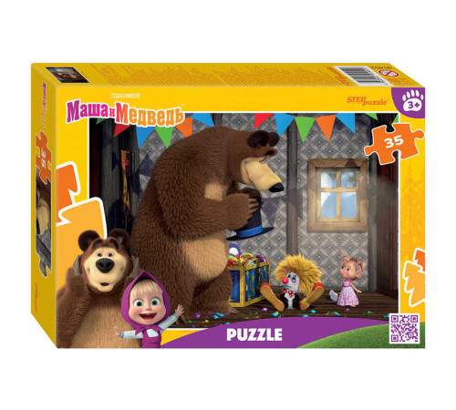Мозаика -puzzle- 35 -Маша и Медведь (нов.)- (Анимаккорд) 91452 Мозаика -puzzle- 35 -Маша и Медведь (нов.)- (Анимаккорд) 91452