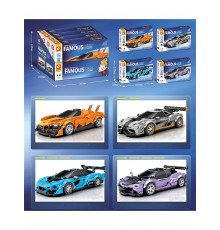 Пр.п.Конструктор пластиковый, микс, в шоу-боксе, кратно 4 (Арт. 714004-714007SM)