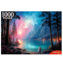 Пр.п.ПАЗЛЫ 1000 элементов. ПАРА У ЛУННОГО ОЗЕРА  (арт.Ф1000-8271)
