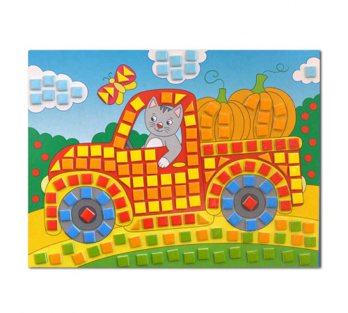 Разноцветная мозаика. Грузовичок