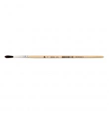 Кисть из синтетики имитация белки (белка эко) круглая №3