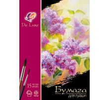 Бумага для гуаши -ЛЮКС- в папке, А4,15л 32С 2081-08