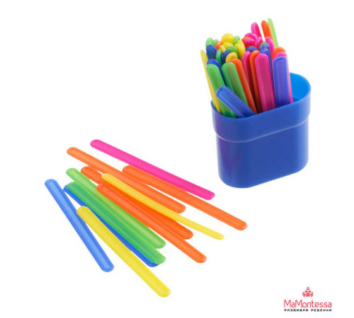 Счетные палочки в коробочке 50 шт. (55), СПК-50