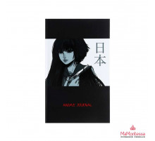 Записная книжка АНИМЕ7 арт.410066(130х210мм, 80л, матовая пленка с выб.УФ-лаком, твердый переплет, клетка, белый офсет 65г/м2,100% белизна)