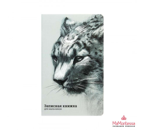 Записная книжка д/мальчиков арт.410049 ИРБИС(130х210мм, 56л,крепление-скрепка,обложка-Софт тач с выбор.УФ-лаком, блок - линия, в две краски, белый офсет)