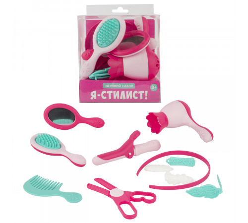 Игровой набор «Я-стилист» 11 предметов, буклет (в блистерной коробке)