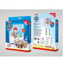 3D Art. Панно-раскраска Щенячий патруль новогодняя 