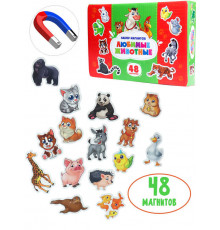 Магниты в коробке. ЛЮБИМЫЕ ЖИВОТНЫЕ (ИН-8946)