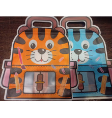 Пакет подарочн.18*21 Тигрята .Зип-Лок