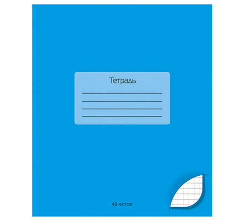 Тетрадь 48 л. кл. обл. мел. картон однот. 