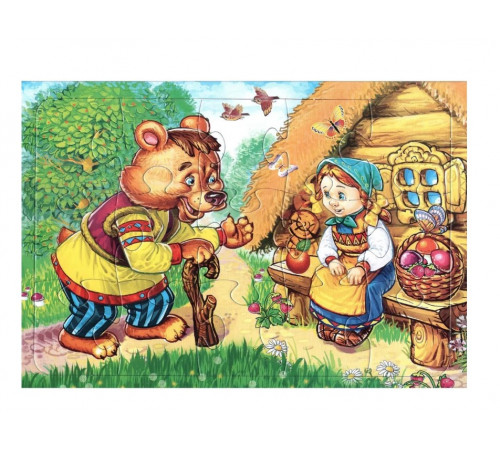 Пазл на планшете. Маша и медведь 0+