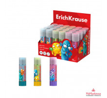 Клей-карандаш ErichKrause EasyStick Jolly Friends, 15г, цветной  60911